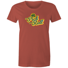 Load image into Gallery viewer, The Pick and Roll Classic Script Women&#39;s Tee