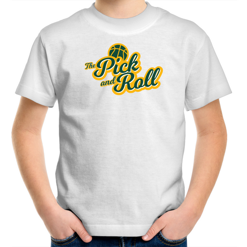 The Pick and Roll Classic Script Kids Tee
